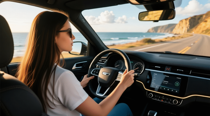 Женщина за рулем — свобода и удовольствие от вождения
